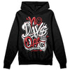 Jordan 12 “Red Taxi” DopeSkill Hoodie Sweatshirt No Days Off Graphic Streetwear - Black