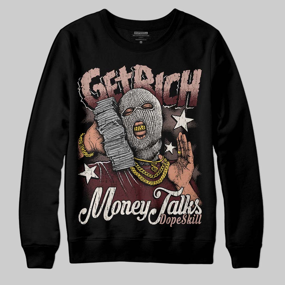 Jordan 11 “China” DopeSkill Sweatshirt Get Rich Graphic Streetwear - Black