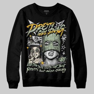 Jordan 4 WMNS “Seafoam” (2025) DopeSkill Sweatshirt Pretty Girl Swag Graphic Streetwear - Black