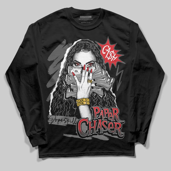 Jordan 10 Retro Shadow (2025) DopeSkill Long Sleeve T-Shirt NPC Graphic Streetwear - Black