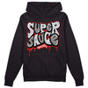 Grey Sneakers DopeSkill Hoodie Sweatshirt Super Sauce Graphic Streetwear - Black 