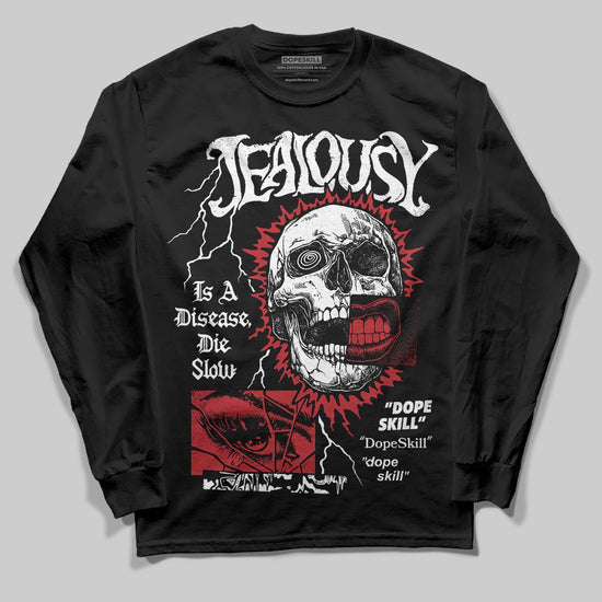 Jordan 14 Golf “Last Shot” DopeSkill Long Sleeve T-Shirt Jealousy Graphic Streetwear - Black