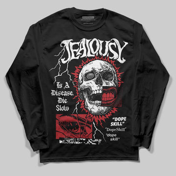 Jordan 14 Golf “Last Shot” DopeSkill Long Sleeve T-Shirt Jealousy Graphic Streetwear - Black