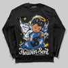 Jordan 1 Low OG “Storm Blue” DopeSkill Long Sleeve T-Shirt Heaven Sent Graphic Streetwear - Black