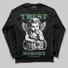 Jordan 11 Retro Gamma Blue (2025) DopeSkill Long Sleeve T-Shirt Trust Nobody Graphic Streetwear - black