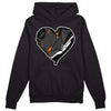 Jordan 3 Retro 'Fear Pack' DopeSkill Hoodie Sweatshirt Heart Jordan 3 Graphic Streetwear - Black