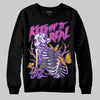 PURPLE Sneakers DopeSkill Sweatshirt Keepin' It Real Graphic Streetwear - Black
