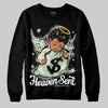 Jordan 4 WMNS “Seafoam” (2025) DopeSkill Sweatshirt Heaven Sent Graphic Streetwear - Black