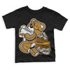 Jordan 13 Wheat 2023 DopeSkill Toddler Kids T-shirt Bear Steals Sneaker Streetwear - Black