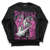 Jordan 4 GS “Hyper Violet” DopeSkill Long Sleeve T-Shirt Gotta Lotta Means Graphic Streetwear - Black