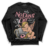 Jordan 3 GS “Red Stardust” DopeSkill Long Sleeve T-Shirt New No Days Off Graphic Streetwear - Black