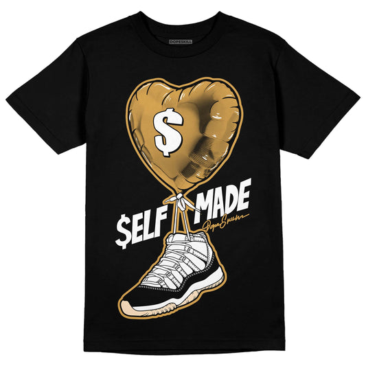 Jordan 11 "Gratitude" DopeSkill T-Shirt Self Made Graphic Streetwear - Black