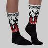 1906R NB Silver Classic Crimson DopeSkill Sublimated Socks FIRE Graphic