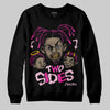 Pink Sneakers DopeSkill Sweatshirt Two Sides Graphic Streetwear - black