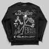 Jordan 10 Retro Shadow (2025) DopeSkill Long Sleeve T-Shirt Broken Bones Graphic Streetwear - black