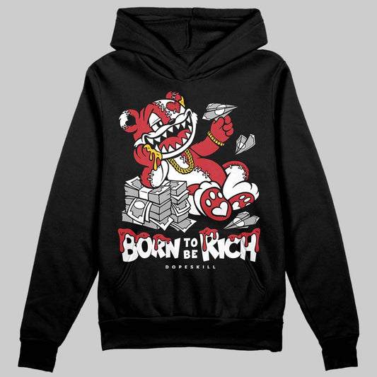 Jordan 1 Low OG "Chicago" DopeSkill Hoodie Sweatshirt Born To Be Rich Graphic Streetwear - Black