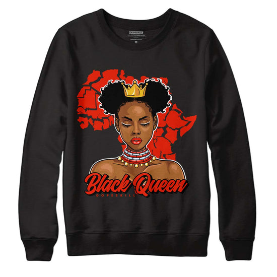 Jordan 6 Retro Toro Bravo DopeSkill Sweatshirt Black Queen Graphic Streetwear - Black