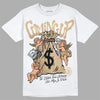 TAN Sneakers DopeSkill T-Shirt Money Bag Coming Up Graphic Streetwear - White 