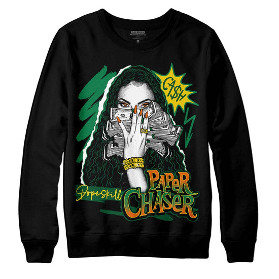 Green Sneakers DopeSkill Sweatshirt NPC Graphic Streetwear - Black