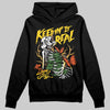 Yellow Sneakers DopeSkill Hoodie Sweatshirt Keepin' It Real Graphic Streetwear - black