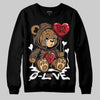 Jordan 9 'Olive' DopeSkill Sweatshirt Broken Bear Graphic Streetwear - Black