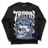 Jordan Spiz’ike Low “White/Obsidian” DopeSkill Long Sleeve T-Shirt Trippin Graphic Streetwear - Black