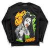 Neon Green Sneakers DopeSkill Long Sleeve T-Shirt New H.M.O Graphic Streetwear - Black