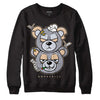 Jordan 4 Retro Frozen Moments DopeSkill Sweatshirt New Double Bear Graphic Streetwear - Black 