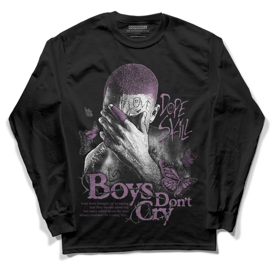 Jordan 2 “Mauve/Off-Noir” DopeSkill Long Sleeve T-Shirt Boys Don't Cry Graphic Streetwear - Black 