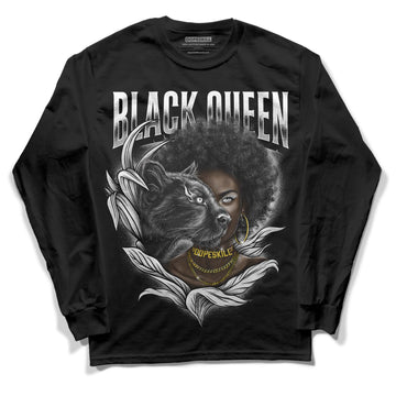 Dunk Low ‘Pure Platinum’ DopeSkill Long Sleeve T-Shirt New Black Queen Graphic Streetwear - Black