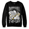 Jordan 4 Retro SE Craft Photon Dust DopeSkill Sweatshirt Sorry I've Been Trappin Graphic Streetwear - Black