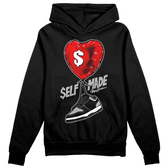 Jordan 1 Low OG “Shadow” DopeSkill Hoodie Sweatshirt Self Made Graphic Streetwear - Black