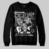 Jordan 10 Retro Shadow (2025) DopeSkill Sweatshirt Distorted Realms Graphic Streetwear - Black