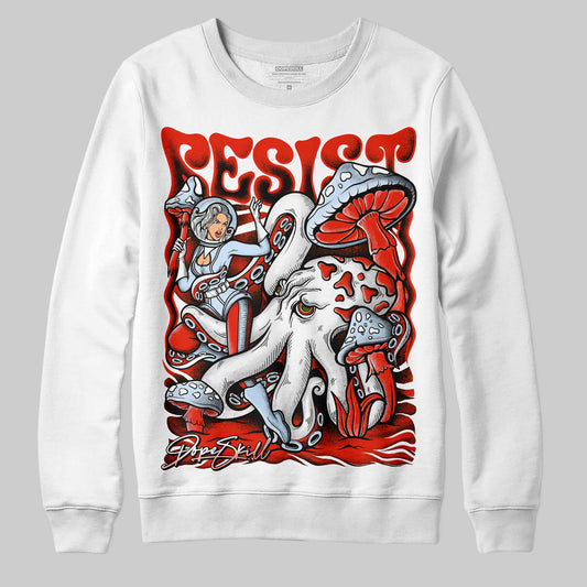 Jordan 6 Retro Toro Bravo DopeSkill Sweatshirt Resist Graphic Streetwear - White