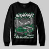 Green Sneakers DopeSkill Sweatshirt New Side Hustler Graphic Streetwear - Black