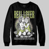 Jordan 5 “Luminous Green” DopeSkill Sweatshirt Real Lover Graphic Streetwear - Black