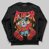 Red Sneakers DopeSkill Long Sleeve T-Shirt At The Top Graphic Streetwear - Black