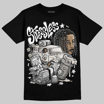 Jordan 3 Retro Pure Money DopeSkill T-Shirt Stressless Graphic Streetwear - Black