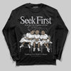 Grey Sneakers DopeSkill Long Sleeve T-Shirt New Seek First Graphic Streetwear - Black