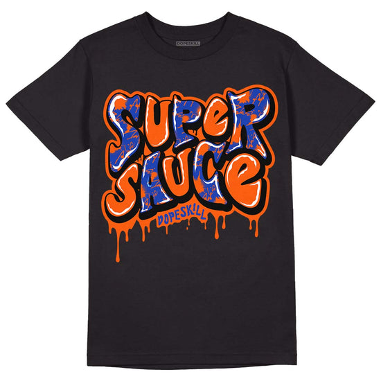 Dunk Low Futura Orange Blaze DopeSkill T-Shirt Super Sauce Graphic Streetwear - Black