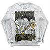 Jordan 4 Retro SE Craft Medium Olive DopeSkill Long Sleeve T-Shirt Sorry I've Been Trappin Graphic Streetwear - WHite