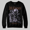 Harris Tweed x Dunk Low Denim Turquoise and Baroque Brown DopeSkill Sweatshirt All Earned Graphic Streetwear - Black