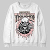 Jordan 1 High OG WMNS Washed Pink DopeSkill Sweatshirt Trapped Halloween Graphic Streetwear - White