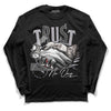 Jordan 2 Cement Grey DopeSkill Long Sleeve T-Shirt Trust No One Graphic Streetwear - Black