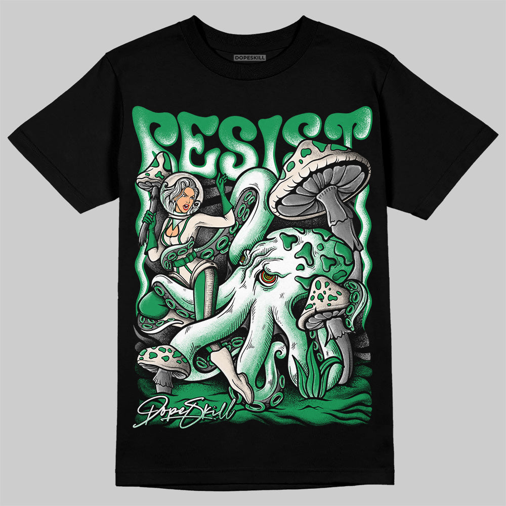 Jordan 2 Retro Lucky Green DopeSkill T-Shirt Resist Graphic Streetwear - black