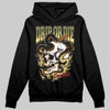 Olive Sneakers DopeSkill Hoodie Drip or Die Graphic Streetwear - Black