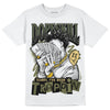 Jordan 4 Retro SE Craft Medium Olive DopeSkill T-Shirt Sorry I've Been Trappin Graphic Streetwear - White