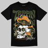 Olive Sneakers DopeSkill T-Shirt Trippin Graphic Streetwear - Black