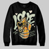 Jordan 4 WMNS “Seafoam” (2025) DopeSkill Sweatshirt Love Graphic Streetwear - Black