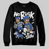 Jordan 1 Low Travis Scott x Fragment DopeSkill Sweatshirt No Risk No Story Graphic Streetwear - black